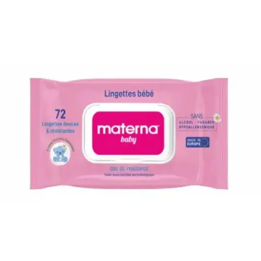 Lingettes Bébé Materna 72Pcs