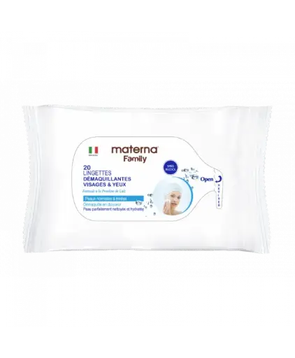 Lingettes Démaquillantes Materna 20Pcs