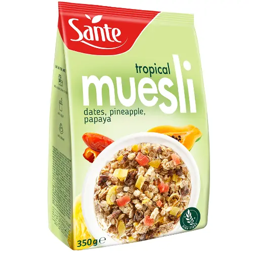 Cérales Dattes Dates Pineapple Papaya Muesli 350g