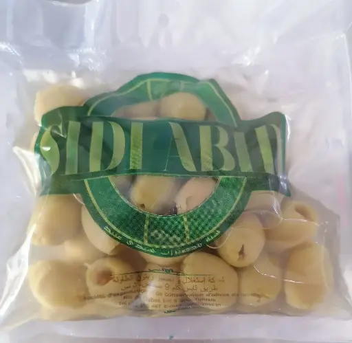 Olives Vertes Dénoyautées Sidi Abid 185g