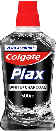 Bain de Bouche Plax White + Charcoal Colgate 500ml