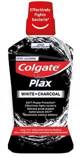 Plax Colgate White + Charcoal 500 ml