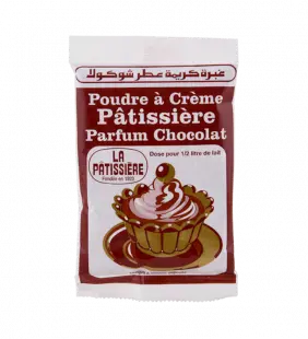 Poudre à crème patissière parfum chocolat