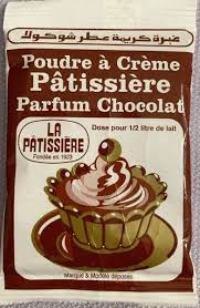 Poudre à crème patissière parfum chocolat