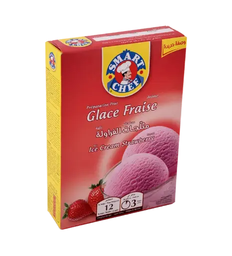 Préparation Glace Fraise Smart Chef 110g