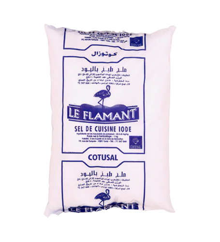Sel Cuisine Iode Gros Le Flamant 1Kg