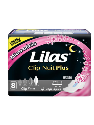 Serviette Lilas Clip Normal 7 mm 10 pcs