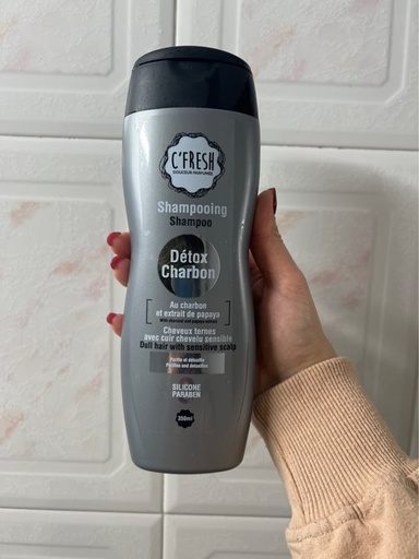 Shampoing C'Fresh Détox Charbon 350ml
