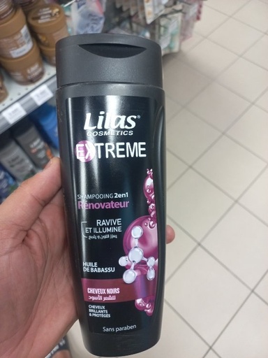 Shampooing 2en1 Lilas Cheveux Noir 350ml