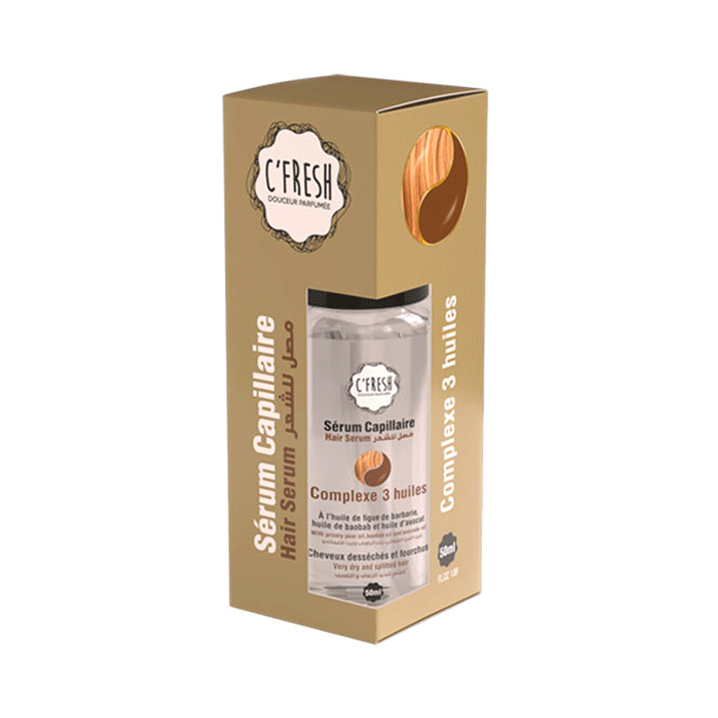 Sérum Capillaire C'fresh Complexe 3 Huiles 50ml