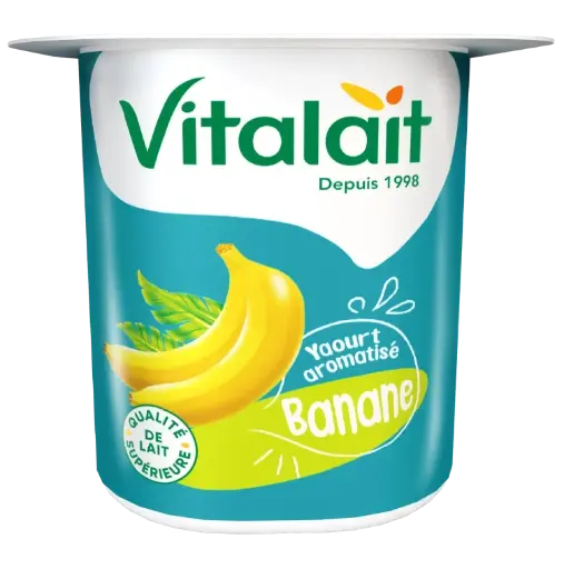 Yaourt Banane Vitalait 110g