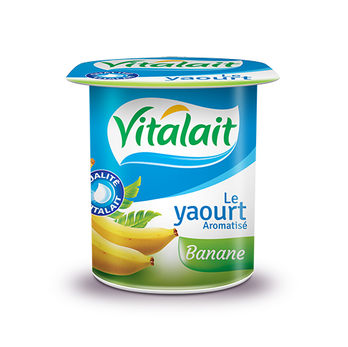 Yaourt Banane Vitalait 110g