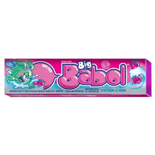Big Babol Strawberry 5 pcs