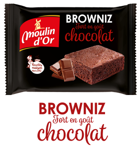 Browniz Recette Intence Moulin d'Or 60g