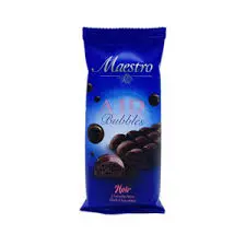 Chocolat Noir  Maestro Air Bubbles 80g 