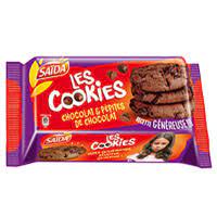 Cookies Saida  Chocolat & Pépites de Chocolat 136g