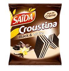 Croustina Saida Black white 33g