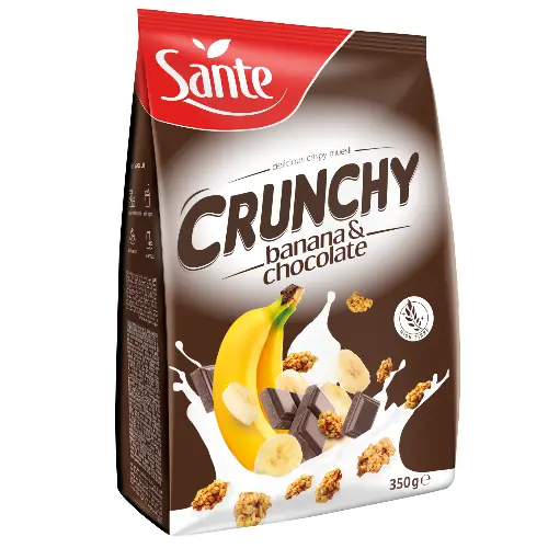 Crunchy Banane Chocolat 350g 