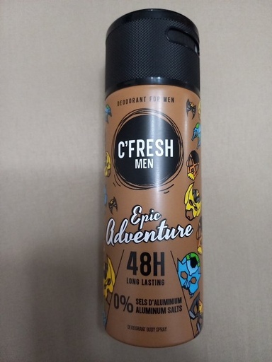 Déodorant C'Fresh Epic Adventure 150 ml