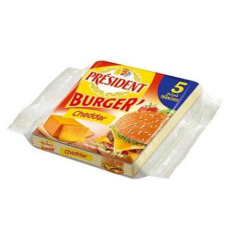 Fromage Burger Président 10 pcs