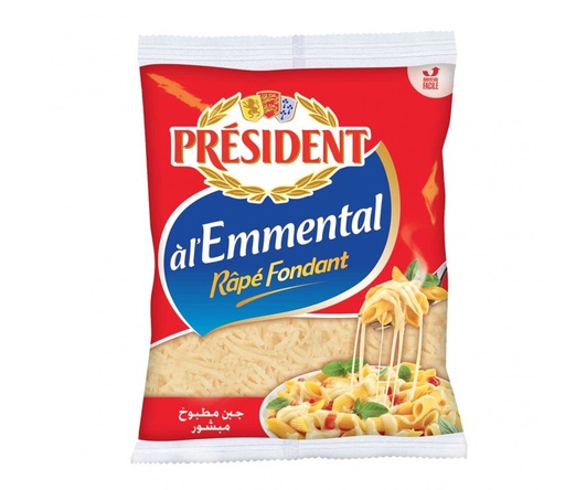 Fromage Rapé Fondant Emmental Président 120g