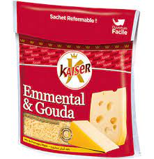 Fromage rapé  Emmental&Gouda Kaiser 110g