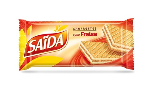Gaufrettes Fraise Saida 100g