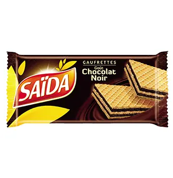 Gaufrettes Saida Chocolat Noir 100g