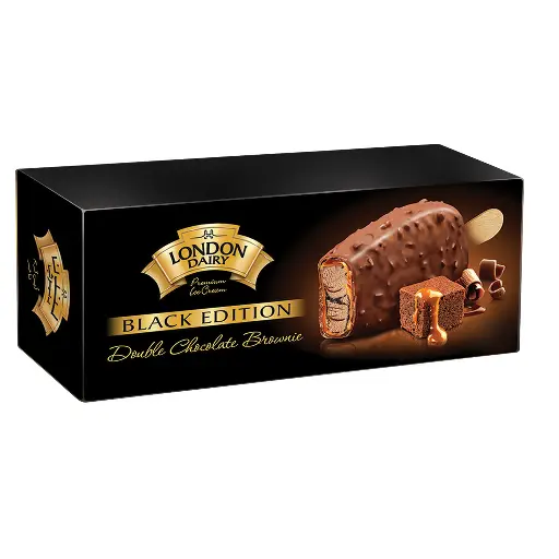 Glace London Dairy Double Black Edition Chocolate Brownie
