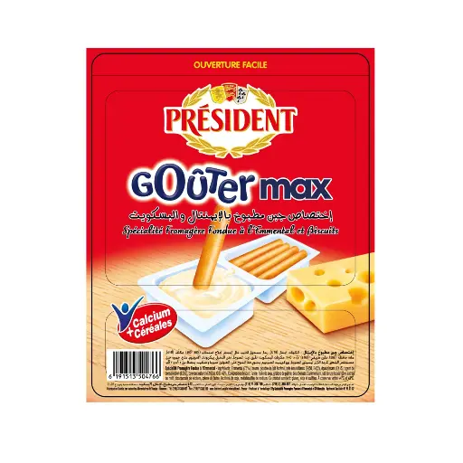 Gouter Max Emmental President 22g