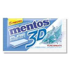 Mentos 3D Gout Menthe 5pcs 