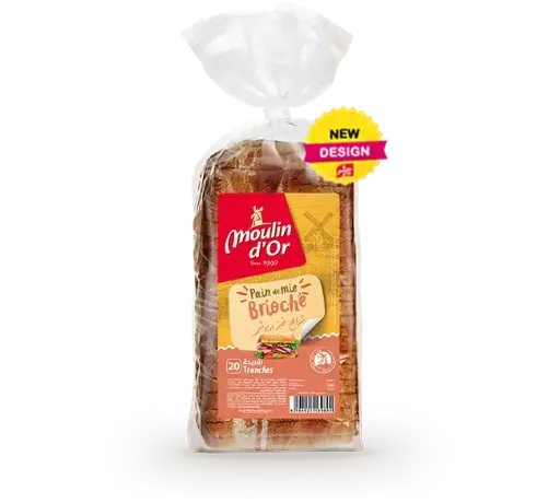 Pain De Mie Brioché Moulin d'Or 20pcs 