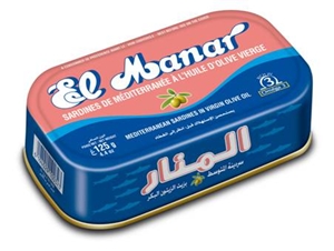 Sardine H. d'Olive El Manar 125g