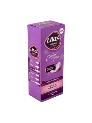 Serviette Lilas Clip Super 7 mm 9pcs