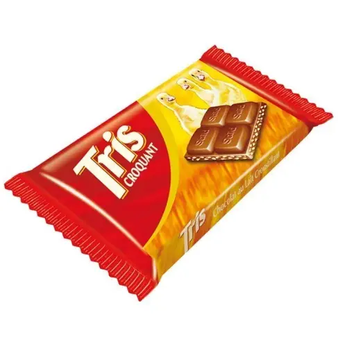 Tris chocolat au lait et aux céréales croustillantes 30g