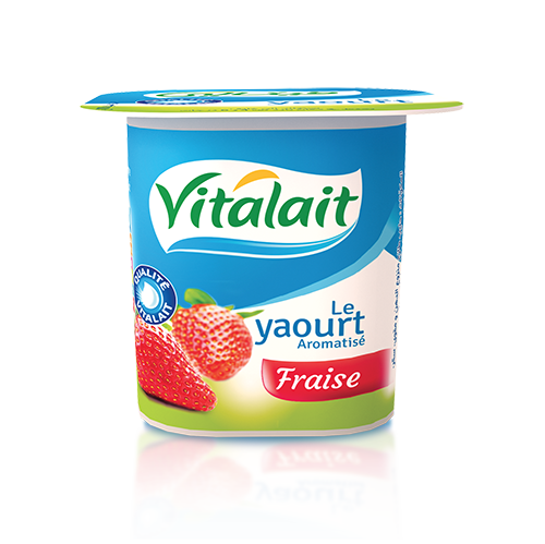 Yaourt Fraise Vitalait 110g