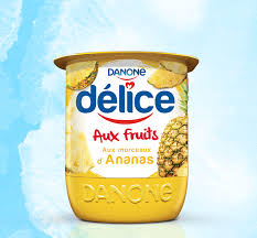Yaourt aux fruits aux morceaux Ananas Délice 95g