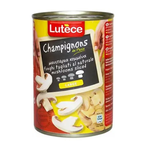 Boite Champignons Lutece Tranches 400g